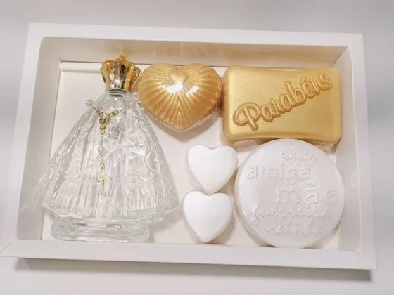 Presente para Mãe Católica: Kit Aromatizador Nossa Senhora