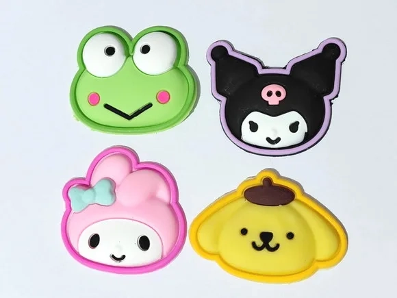 Aplique Turma da Hello Kitty Emborrachado Pacote C/8 Unidade