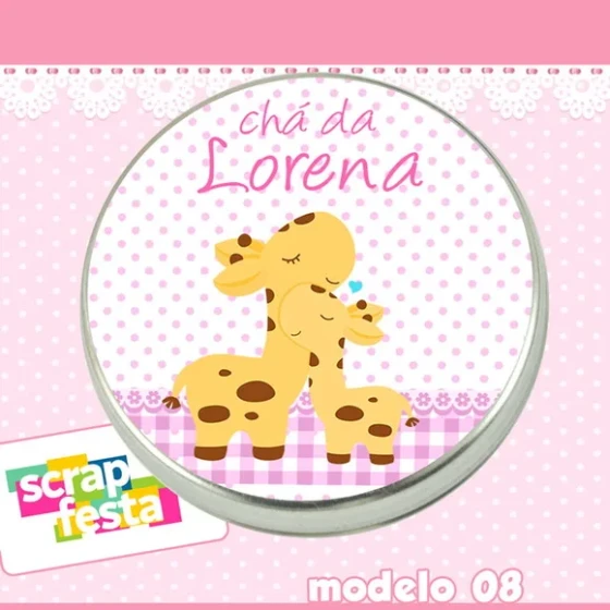 Lembrancinhas de Chá de Bebê Latinhas