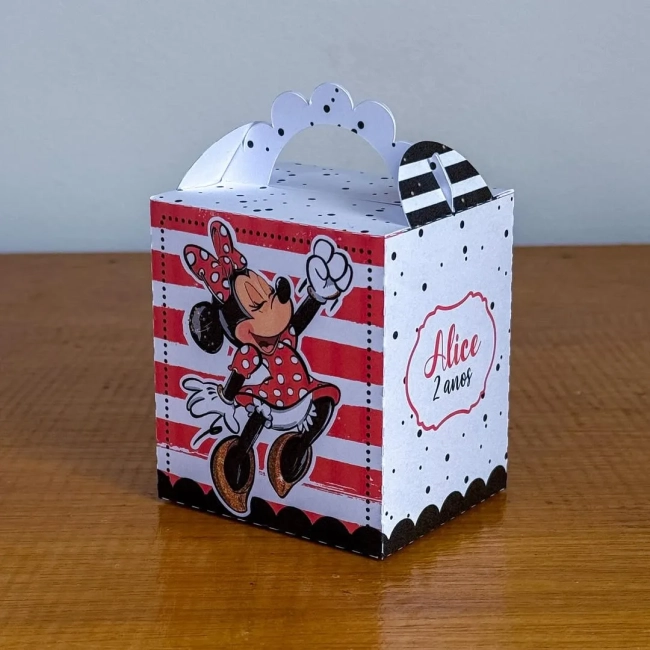 PEGUE E MONTE - Kit Festa MINNIE VERMELHA - Decoração de Festa | Lembrancinhas | Aniversário | Personalizados