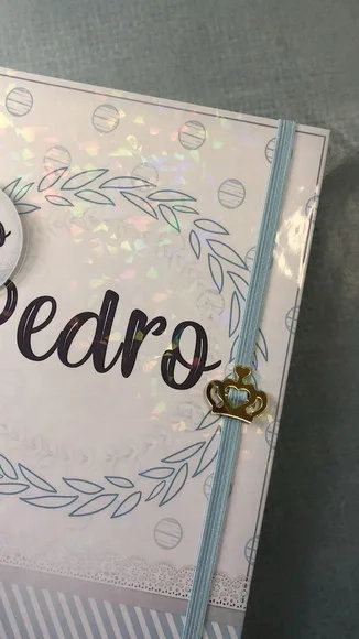 Caderneta de Saúde / Vacinação Personalizada - Clean Azul