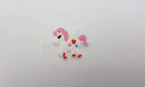 Aplique Unicórnio Emborrachado de 2,9cm