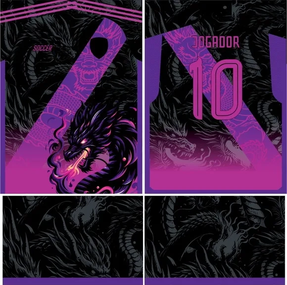 Arte Vetor Camisa Interclasse Dragão Mod-432