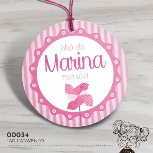 Tag Redonda Catavento - 00034