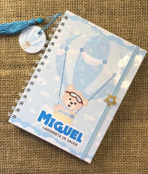 Caderneta de Saúde / Vacinação Personalizada - Ursinho