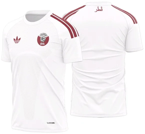 Arte Vetor Camisa Qatar Visita 2026