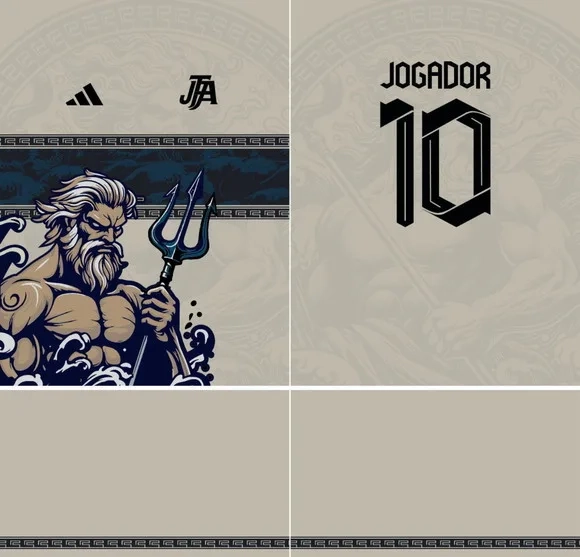Arte Vetor Camisa Interclasse Poseidon Mod-708