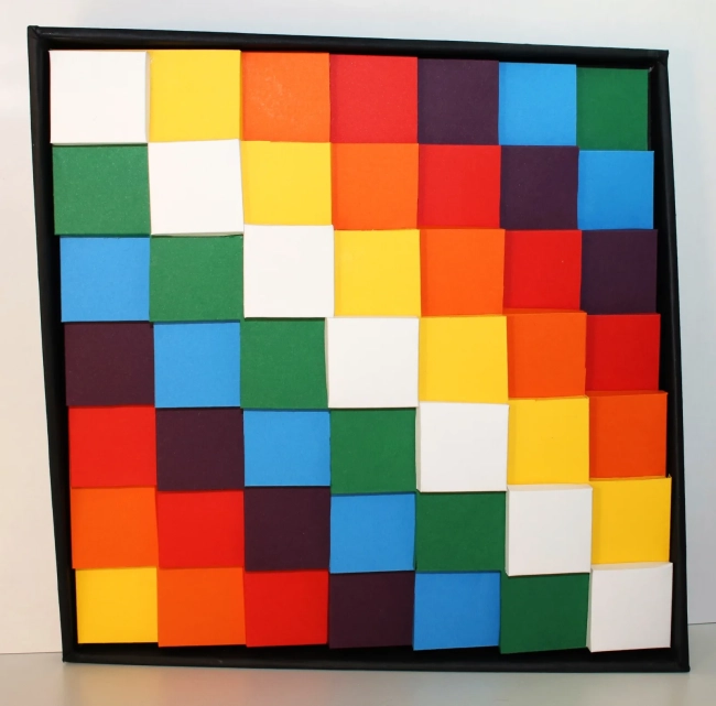 Quadro Wiphala 3D