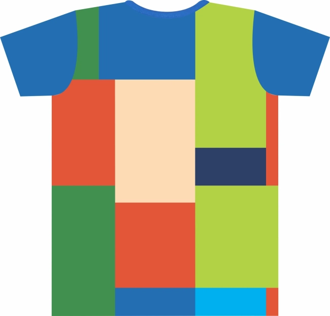 Camiseta Infantil Estampa de Bolas de Esportes Colorida