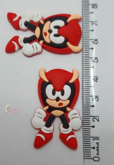 Aplique Personagem Sonic Pct