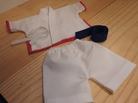 Conjunto Kimono Karatê para Boneca - Referencia Baby Alive