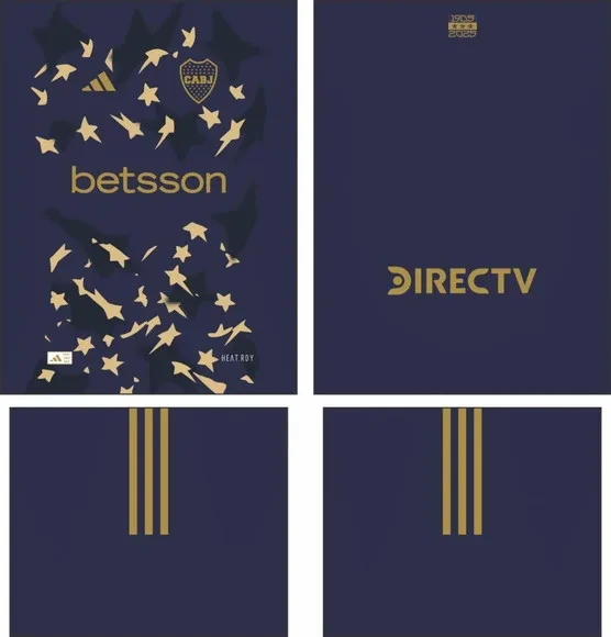 Arte Vetor Camisa Boca Juniors Tercera 2025