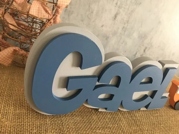 Letras Decorativas De MDF SOBREPOSIÇÃO E RAPOSA