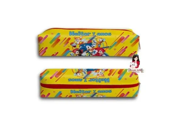 Estojo Personalizado Sonic