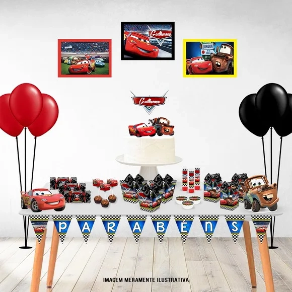 Kit Só Um Bolinho Carros