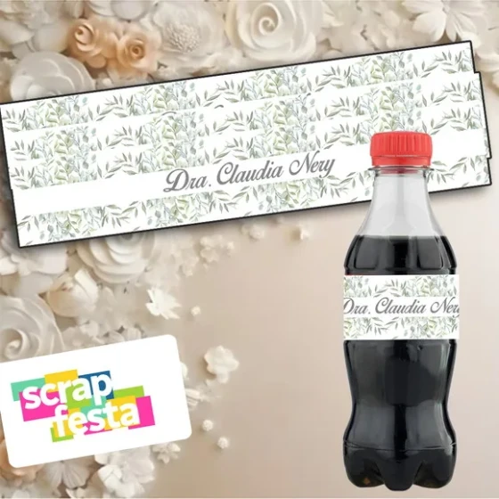 Rótulo Personalizado Mini Coca 19,5x3,5 Formatura Medicina