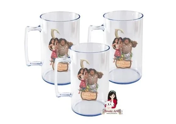 Caneca Acrílica 500ml Moana 2
