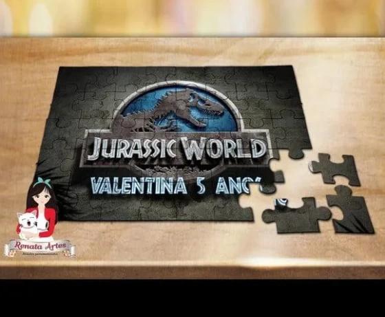 Quebra Cabeça Personalizado Jurassic