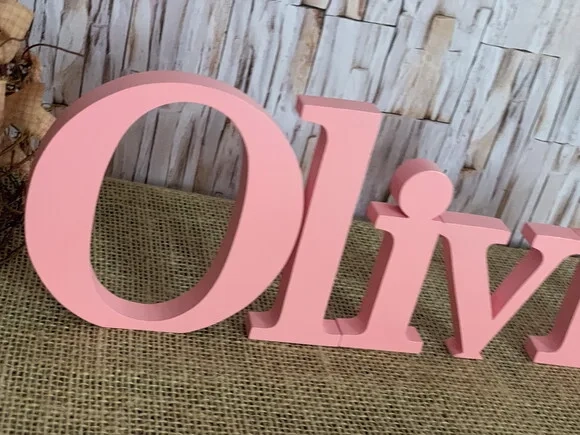 Nomes para Nicho de mdf Letra Bastão Decoração Bebê