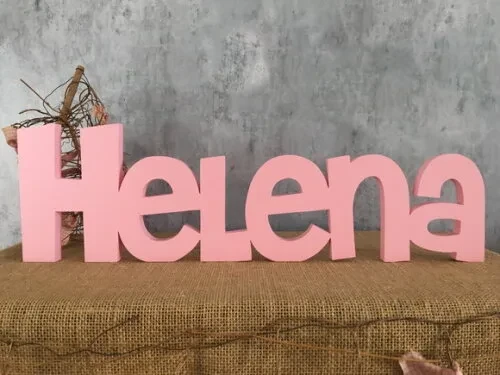Letras de MDF -Nomes Linha CH