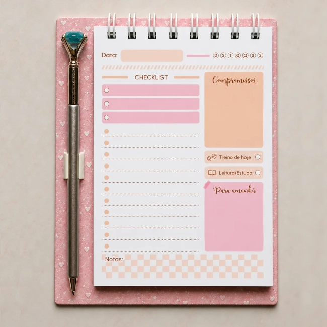 Bloco Planner Diário