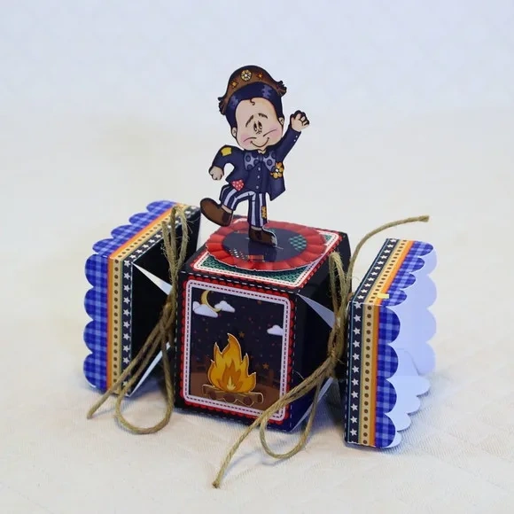 Kit 60 Lembrancinhas Festa Junina Azul