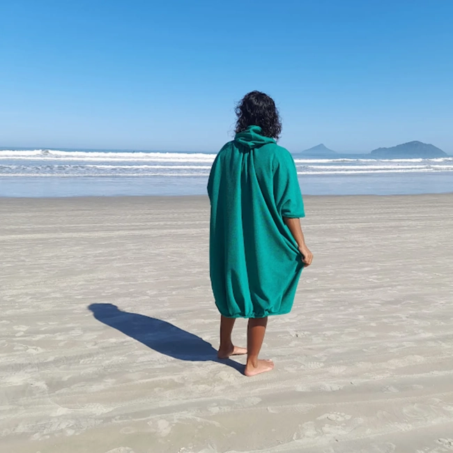 Roupão pós praia