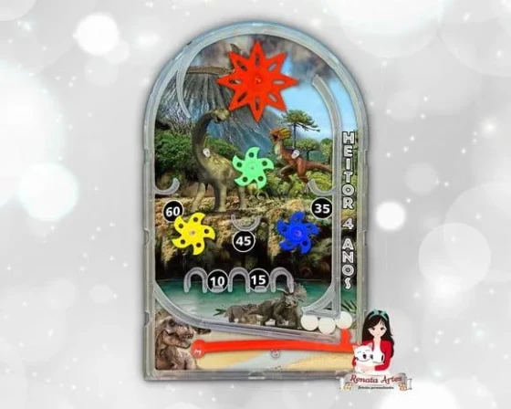 Pinball Fliperama Dinossauro
