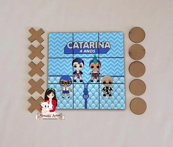 Jogo da Velha Personalizado Lol Boy