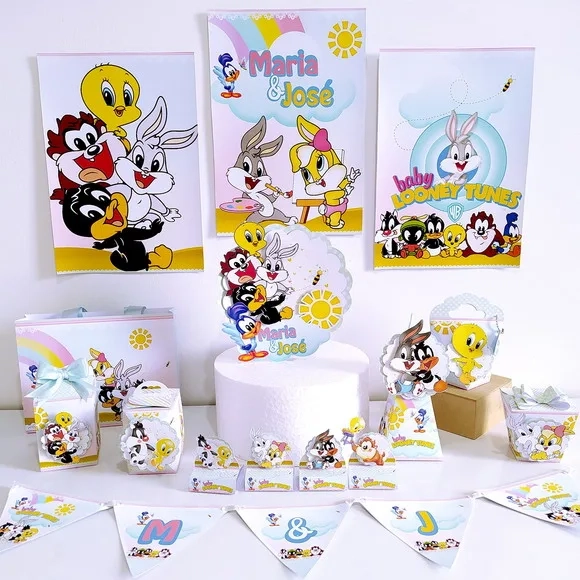 Kit 60 Lembrancinhas Looney Tunes