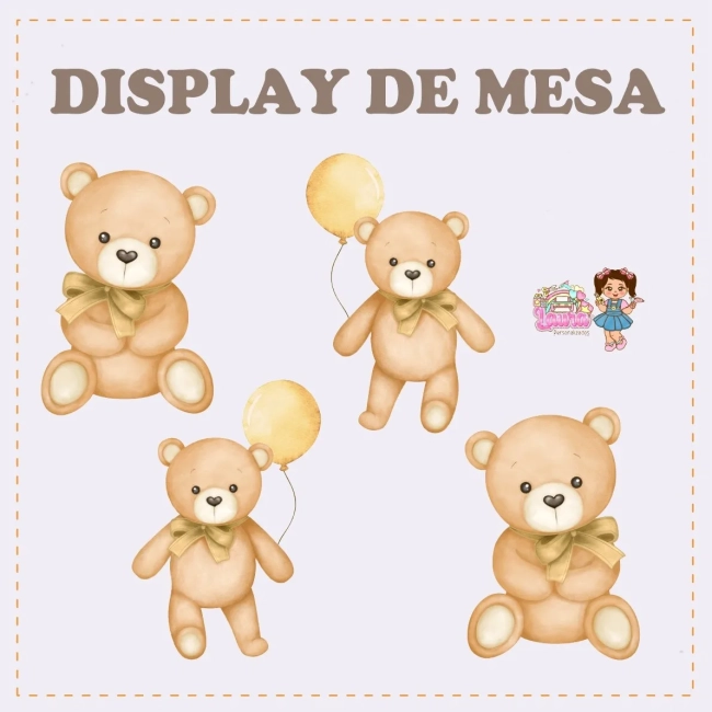 Kit Festa Só Um Bolinho CHA DE REVELAÇÃO NEUTRO - Decoração de Festa