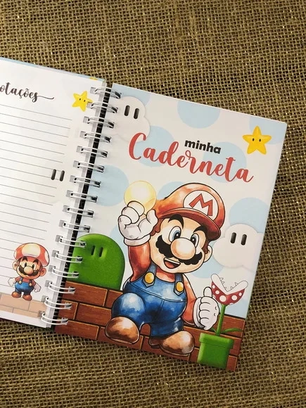Caderneta de Saúde / Vacinação Personalizada - Super Mario