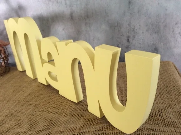 Letras Decorativas em MDF Linha CH