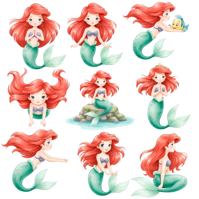 KIT DIGITAL  ARIEL A PEQUENA SEREIA 02