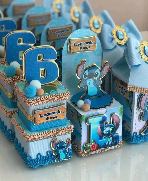 Kit Lembrancinha Stitch Luxo Festa - 20 Peças