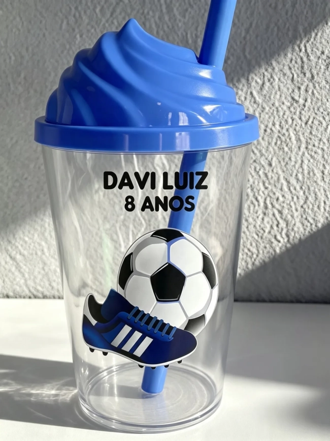 Copo Tampa Chantilly Personalizado Futebol