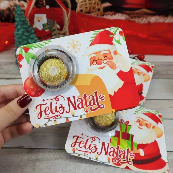 Card Natal com Blister - Não Acompanha Doce