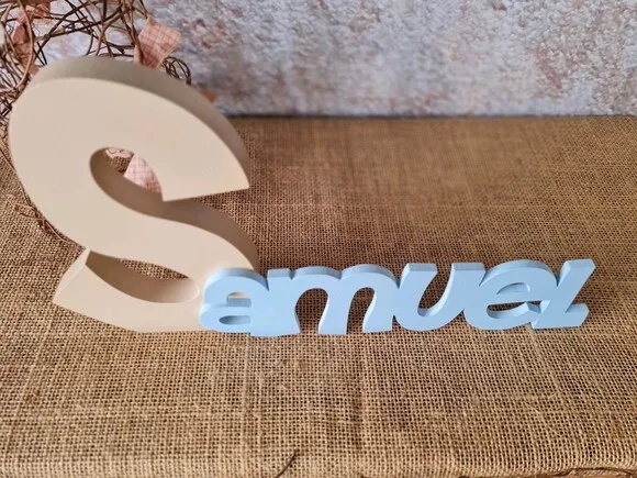 Letras de mdf -nomes 18cm