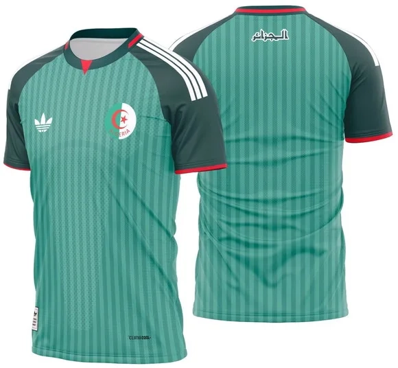 Arte Vetor Camisa Algeria Visita 2026
