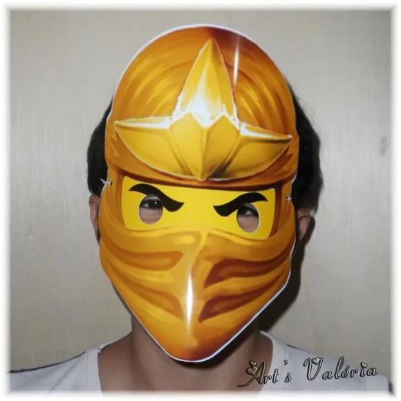 Máscara Lego Ninjago - Valor Unitário