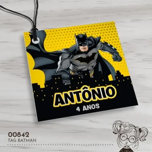 Tag Quadrada Batman - 00842