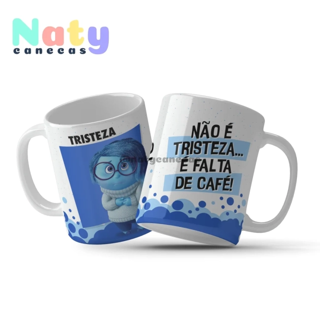Caneca Personalizadas Divertidamente Emoções.