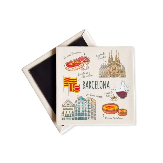 Imã Decorativo Lembrança - Barcelona
