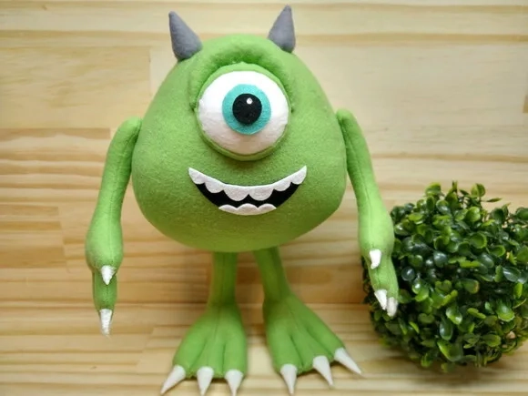 Kit Sulivan + Mike + Randall Do Monstro Sa De Feltro