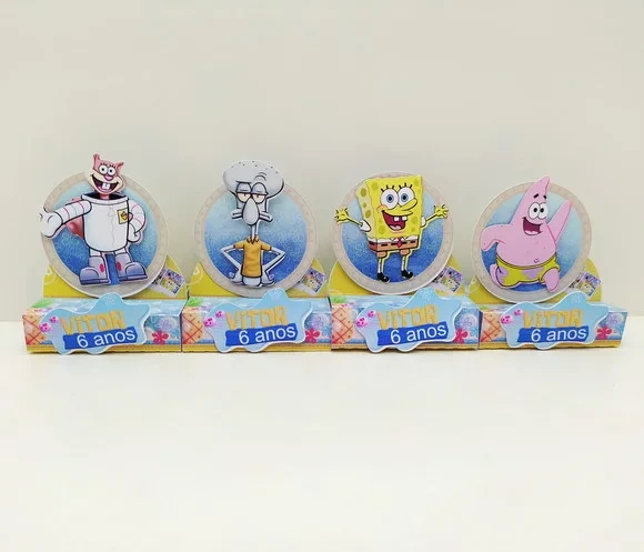 Kit 30 Lembrancinhas Bob Esponja