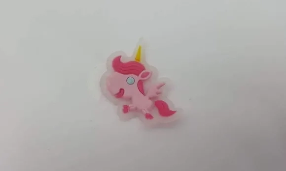 Aplique Unicórnio Emborrachado de 3cm