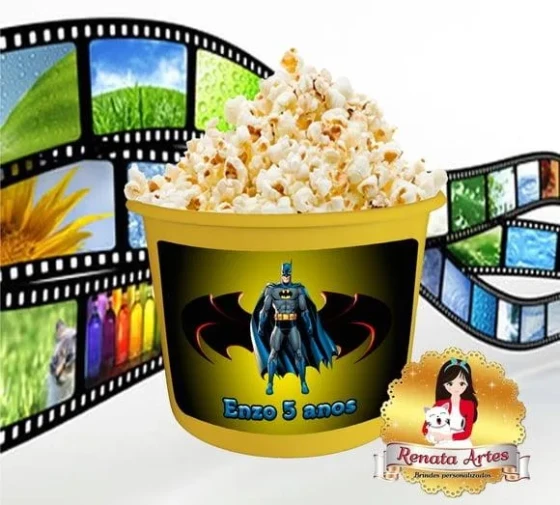Balde de pipoca BATMAN 2