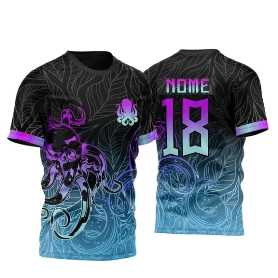 Arte Vetor Camisa Interclasse Polvo Black White Mod-264