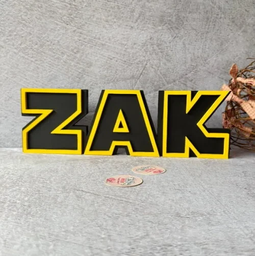 Letras Decorativas Personalizadas em MDF para Quarto de Bebê e Festas - Tema Star Wars
