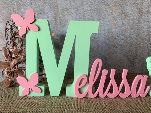 Jardim Encantado - Nomes Personalizados + Borboleta